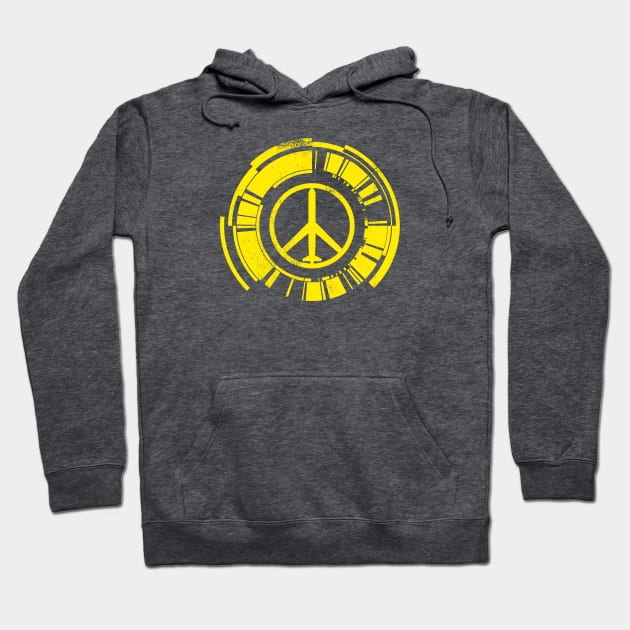 Walker of Peace [Yellow] Hoodie by DCLawrenceUK